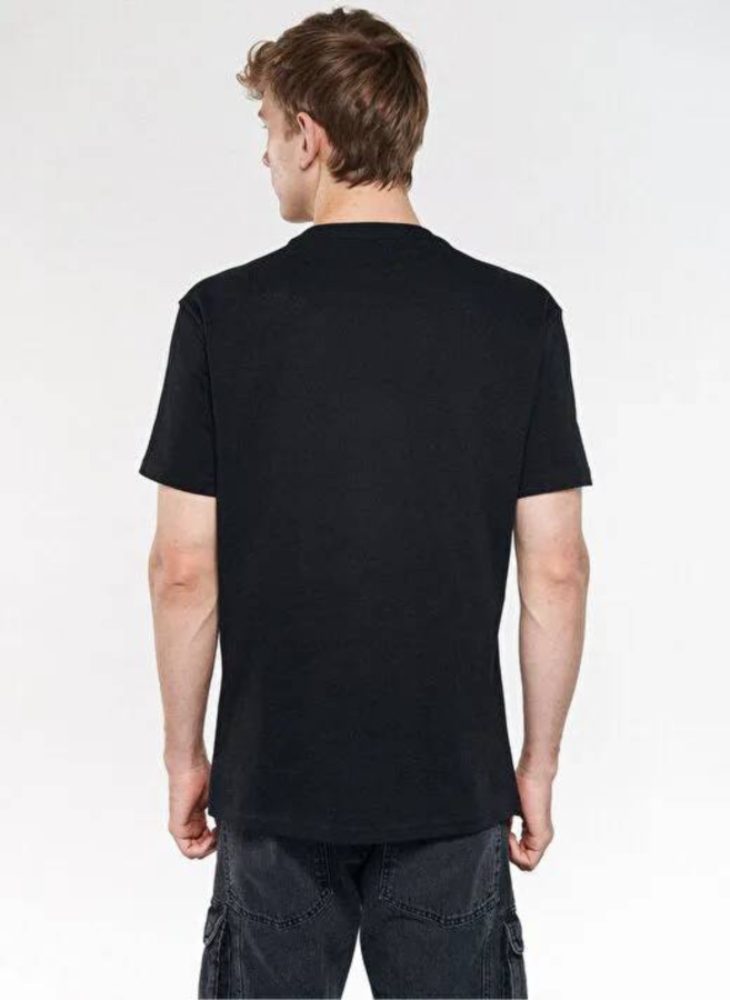 Resim Mavi Kısa Kol Erkek T-Shirt M066249-900