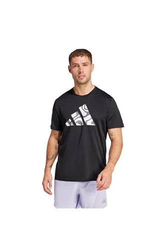 Resim Adidas Run It Bl Tee M Erkek T-shirt JD2332