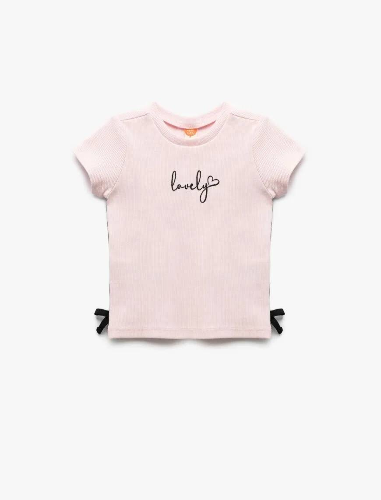 Resim Koton Kız Bebek Kısa Kol T-shirt 5SMG10097AK
