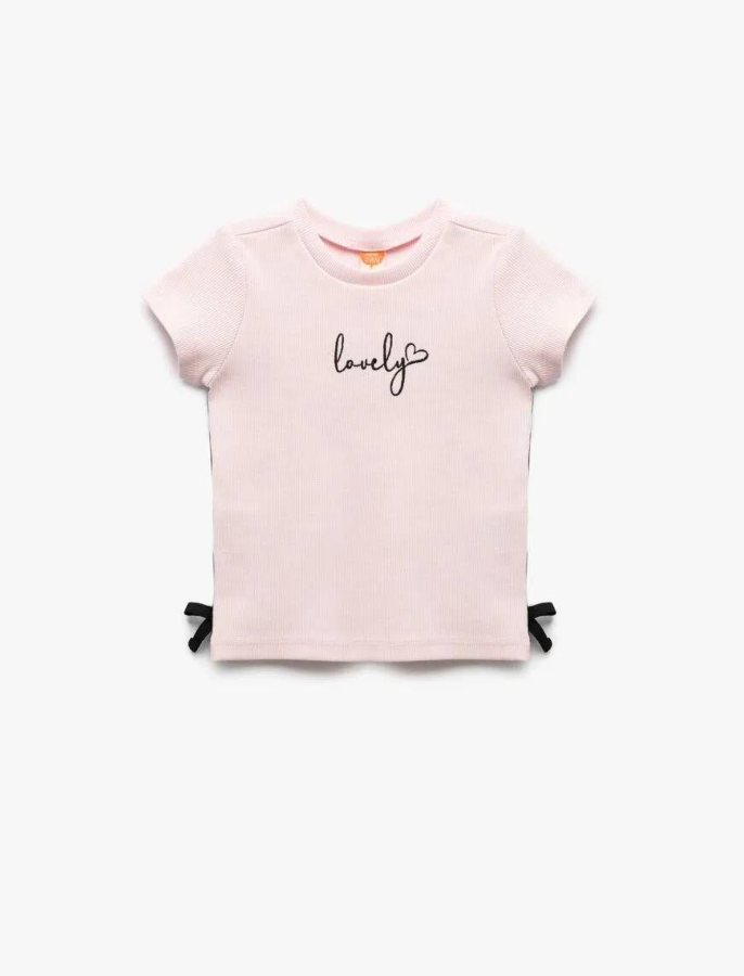 Resim Koton Kız Bebek Kısa Kol T-shirt 5SMG10097AK