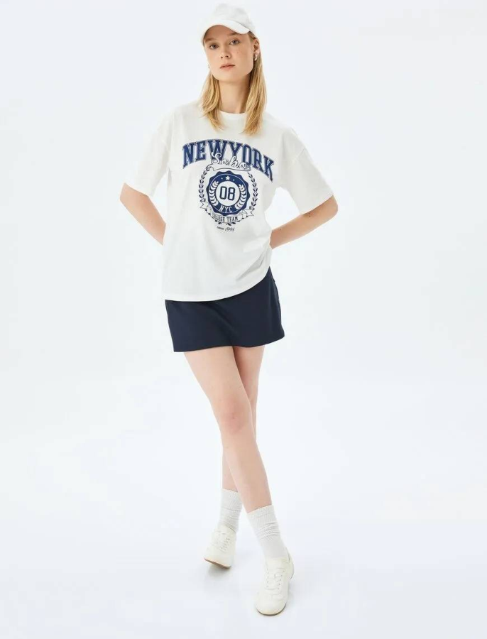Resim Koton Kadın T-shirt 5SAL10230IK