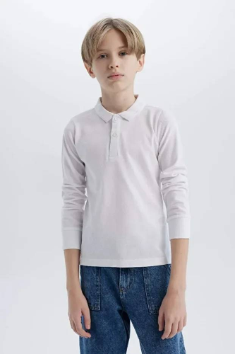Resim Defacto Erkek Çocuk Uzun Kol T-shirt L0288A6/WT34