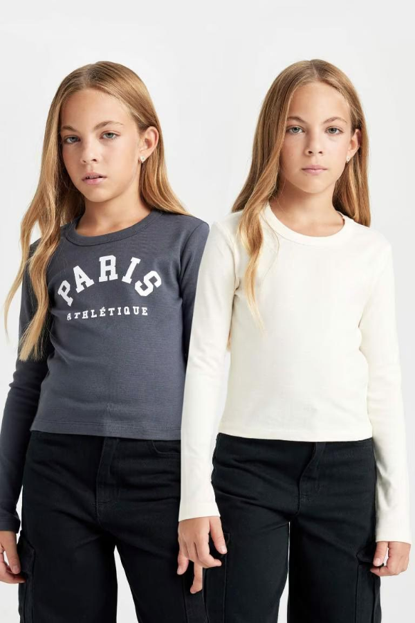 Resim Defacto Kız Çocuk  Sweat D3347A8AR31