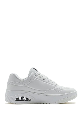 Resim Skechers Uno Court Erkek Spor Ayakkabı 183145 Wht