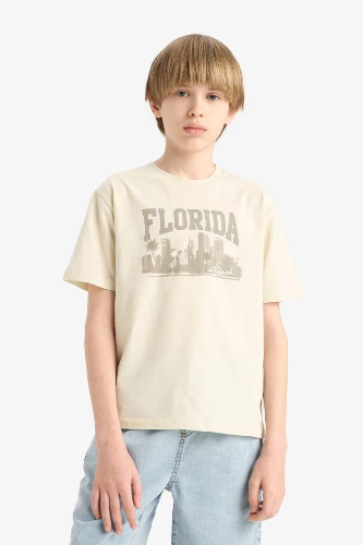 Resim Defacto Erkek Çocuk Kısa Kol T-shirt E6320A8GN1240