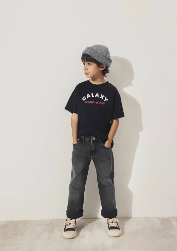 Resim Mavi Astro Dogs Baskılı Erkek Çocuk T-Shirt M6610253-900