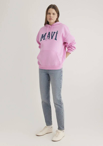 Resim Mavi Logo Kadın Sweat M1600361-71038