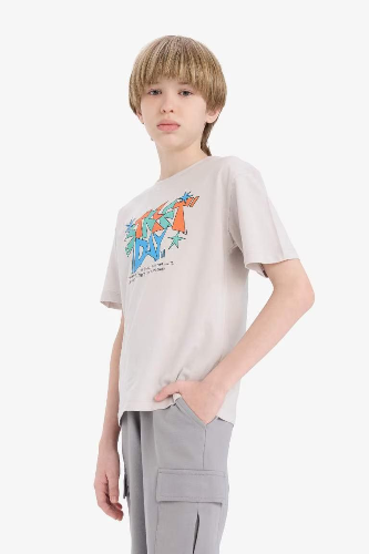 Resim Defacto Erkek Çocuk Kısa Kol T-shirt E6318A8GR470