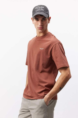 Resim Defacto Erkek  T-shirt D5159AX/BN326