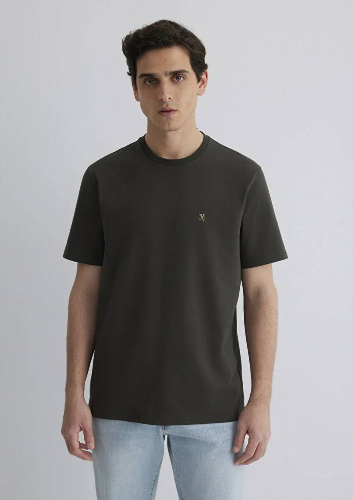 Resim Mavi Regular Erkek  T-shirt M0612736-71587
