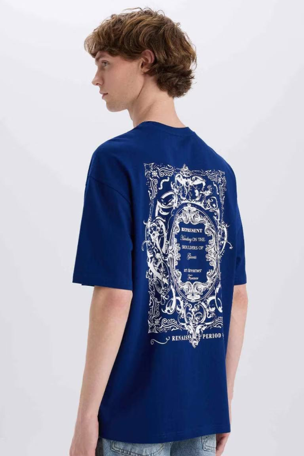 Resim Defacto Erkek T-shirt E4540AX/BE315