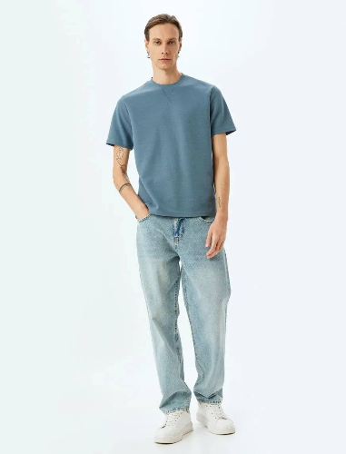 Resim Koton Erkek T-shirt 5SAM10039HK