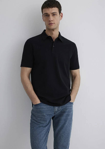 Resim Mavi Regular Erkek  T-shirt M0612633-900