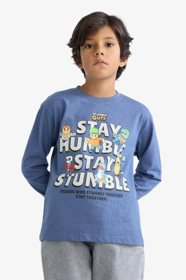 Resim Defacto Erkek Çocuk Uzun Kol T-shirt F5093A8/IN247