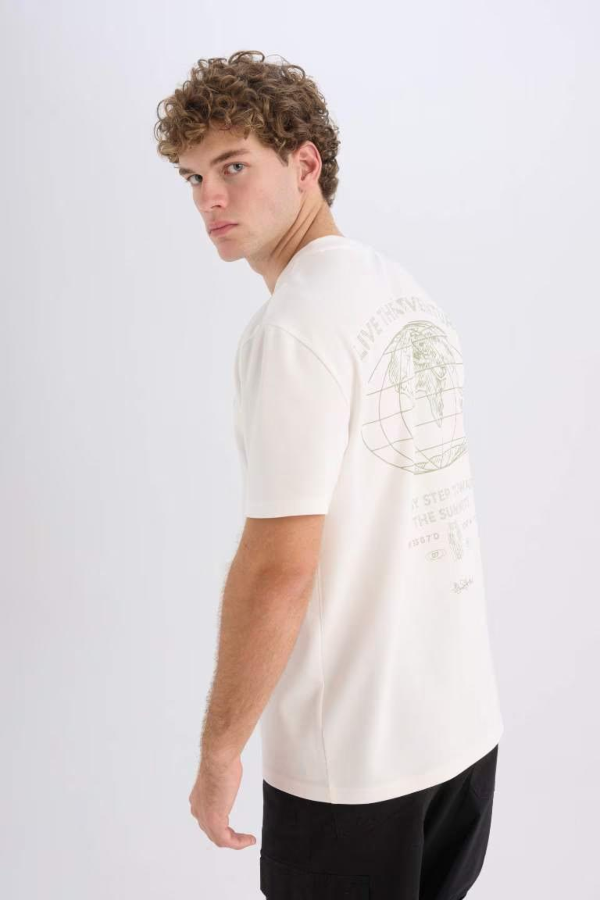 Resim Defacto Erkek  T-shirt D7331AXER105