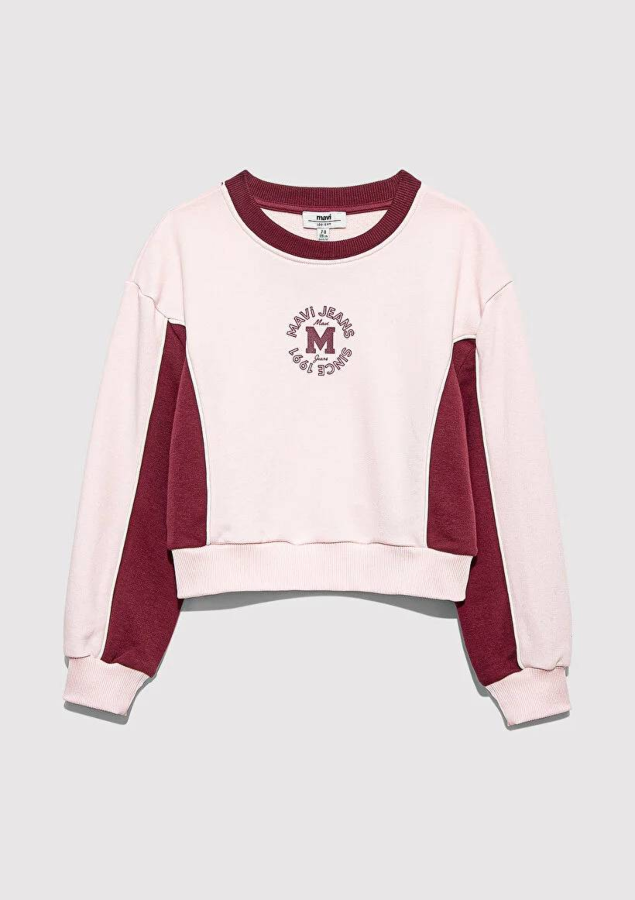 Resim Mavi M Mavi Jeans Baskılı Kız Çocuk Sweat M7S10120-90773