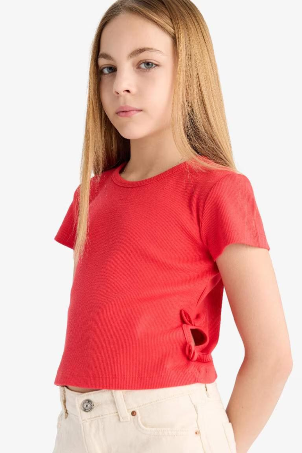Resim Defacto Kız Çocuk T-shirt F0306A8/RD87
