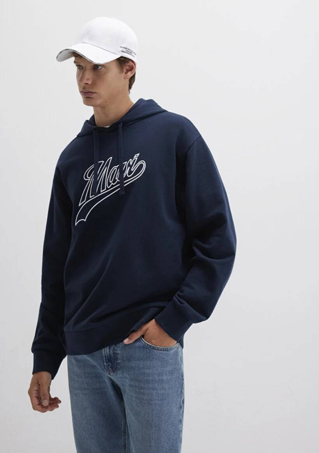 Resim Mavi Logo Erkek Sweat M0S10469-70490