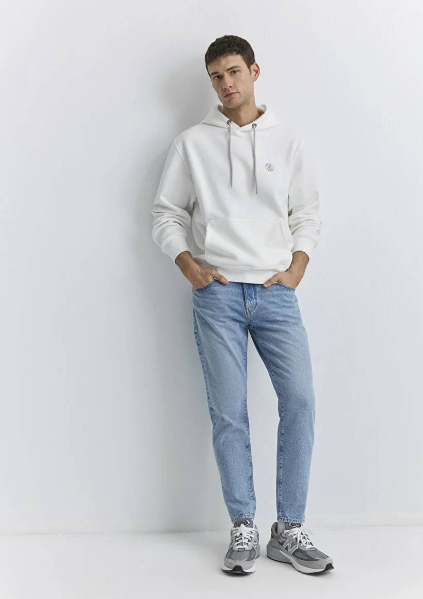 Resim Mavi Tapered Erkek  Jean Pantolon M0081089773