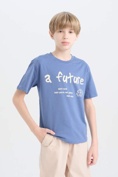 Resim Defacto Erkek Çocuk Kısa Kol T-shirt D9259A8/IN34