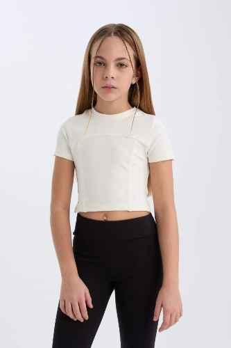 Resim Defacto Kız Çocuk  T-shirt D9789A8/ER99