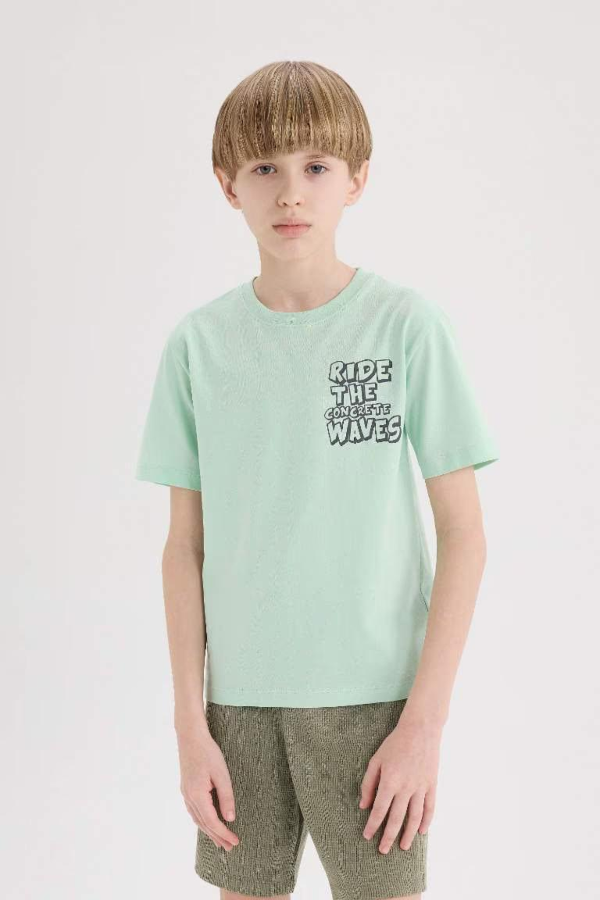 Resim Defacto Erkek Çocuk Kısa Kol T-shirt E0168A8/TR123
