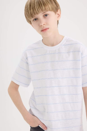 Resim Defacto Erkek Çocuk Kısa Kol T-shirt E3744A8WT36