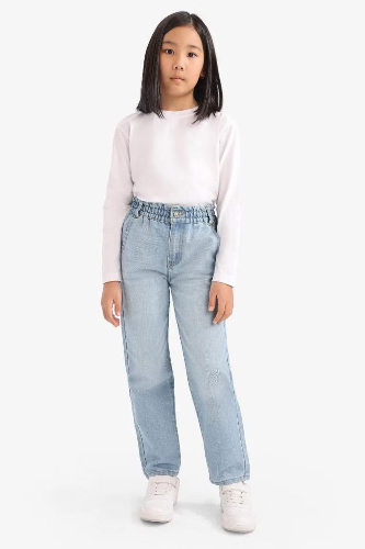Resim Defacto Kız Çocuk  Jean Pantolon E6181A8/NM39