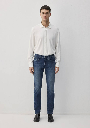 Resim Mavi Marcus Erkek Jean Pantolon M0035189349