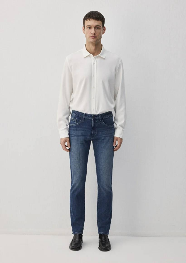 Resim Mavi Marcus Erkek Jean Pantolon M0035189349
