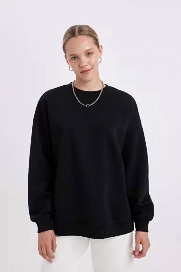 Resim Defacto Kadın  Sweat D6645AX/BK81