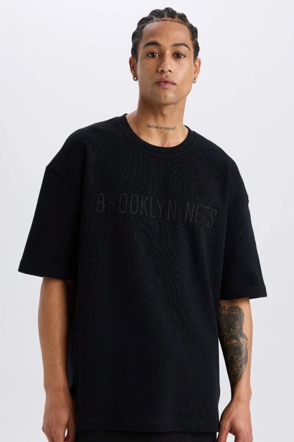 Resim Defacto Erkek  T-shirt D8504AX/BK81