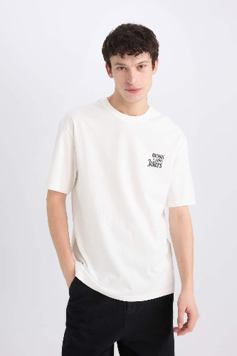 Resim Defacto Erkek  T-shirt D9846AXER105