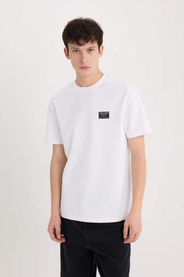 Resim Defacto Erkek  T-shirt D5516AXWT34