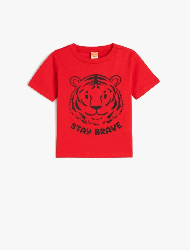 Resim Koton Erkek Bebek  T-shirt 5SMB10063TK
