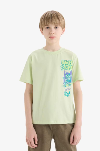 Resim Defacto Erkek Çocuk Kısa Kol T-shirt E0091A8GN721