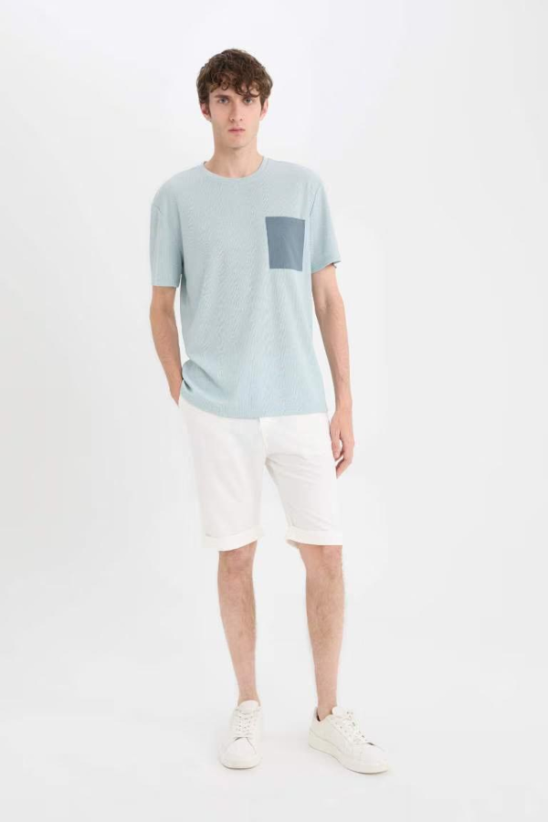 Resim Defacto Erkek  T-shirt B6535AX/BE215