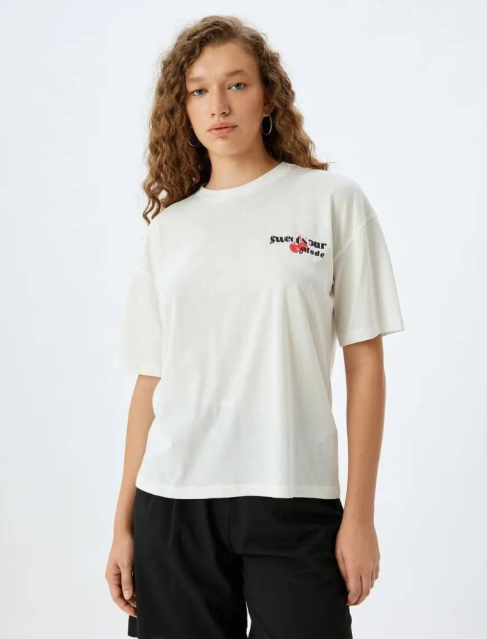 Resim Koton Kadın T-shirt 5SAL10124IK