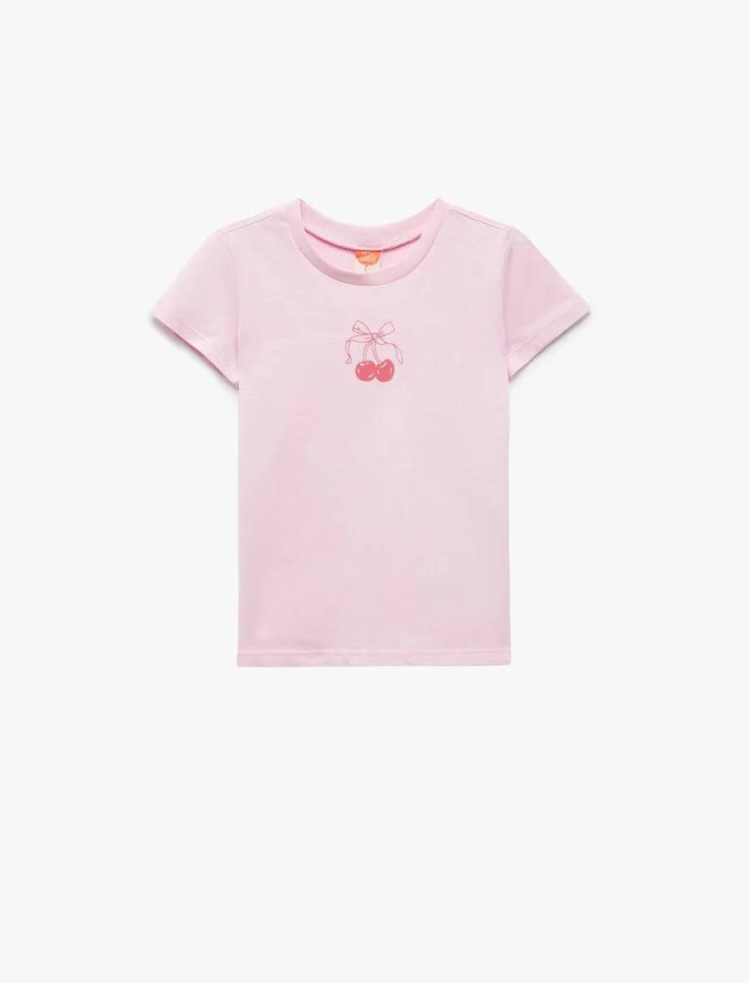 Resim Koton Kız Bebek T-shirt 5SMG10121AK