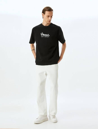 Resim Koton Erkek T-shirt 5SAM10079HK