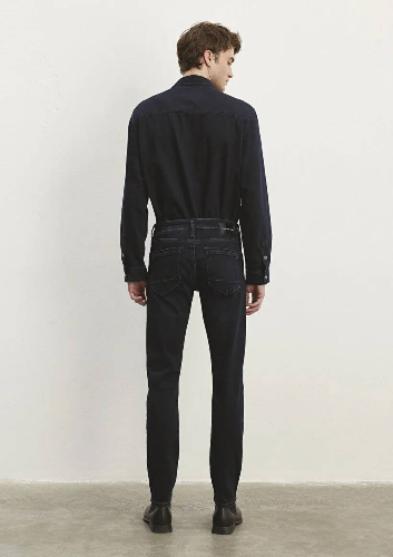 Resim Mavi Erkek Skinny Jean Pantolon M0042235208