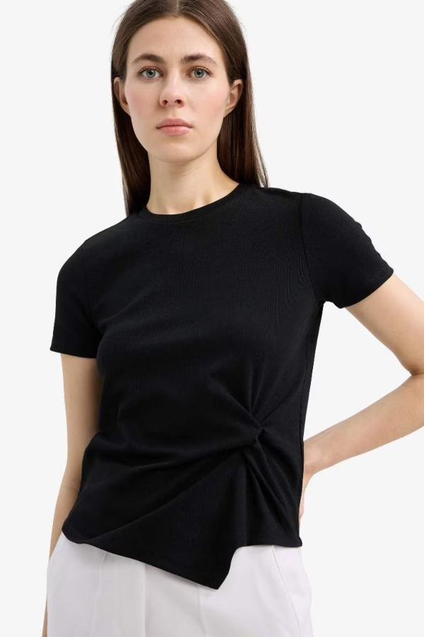 Resim Defacto Kadın T-shirt F0366AX/BK81