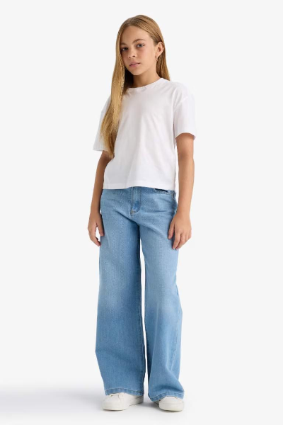 Resim Defacto Kız Çocuk  Jean Pantolon E5881A8/NM39