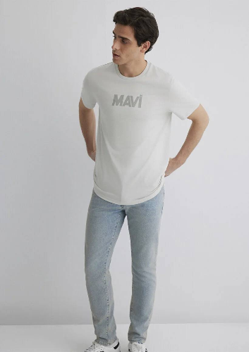Resim Mavi Erkek T-shirt M066846-70080