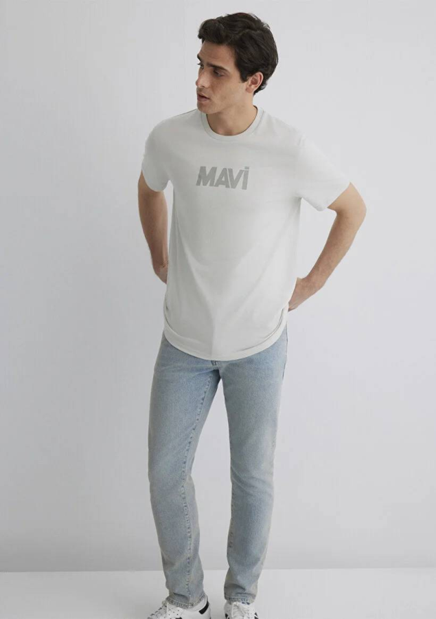 Resim Mavi Erkek T-shirt M066846-70080
