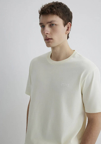 Resim Mavi Erkek T-shirt