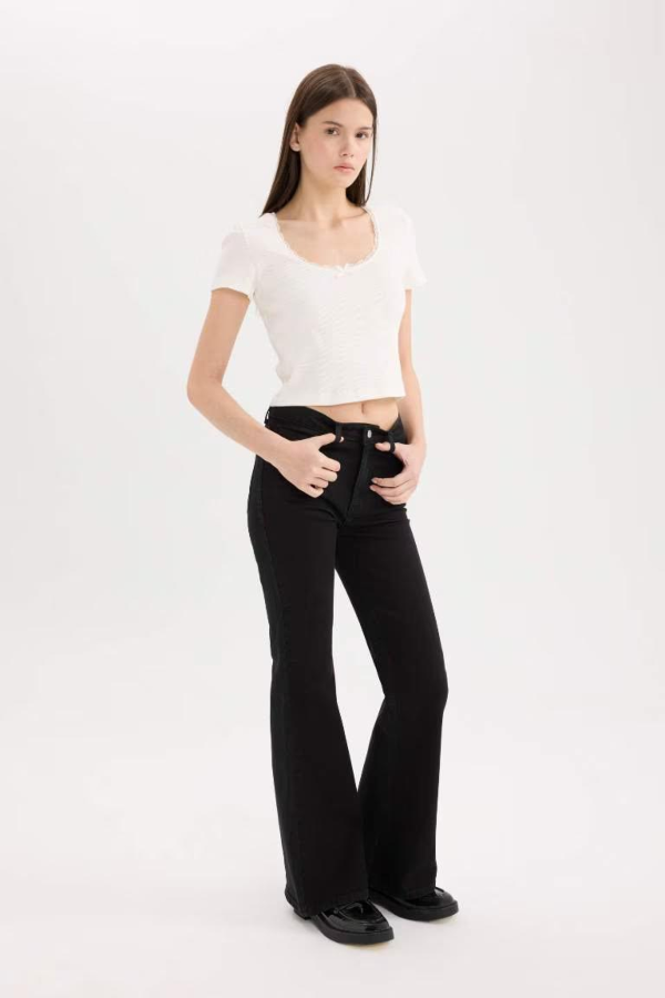 Resim Defacto Kadın  Jean Pantolon D6639AXNM40