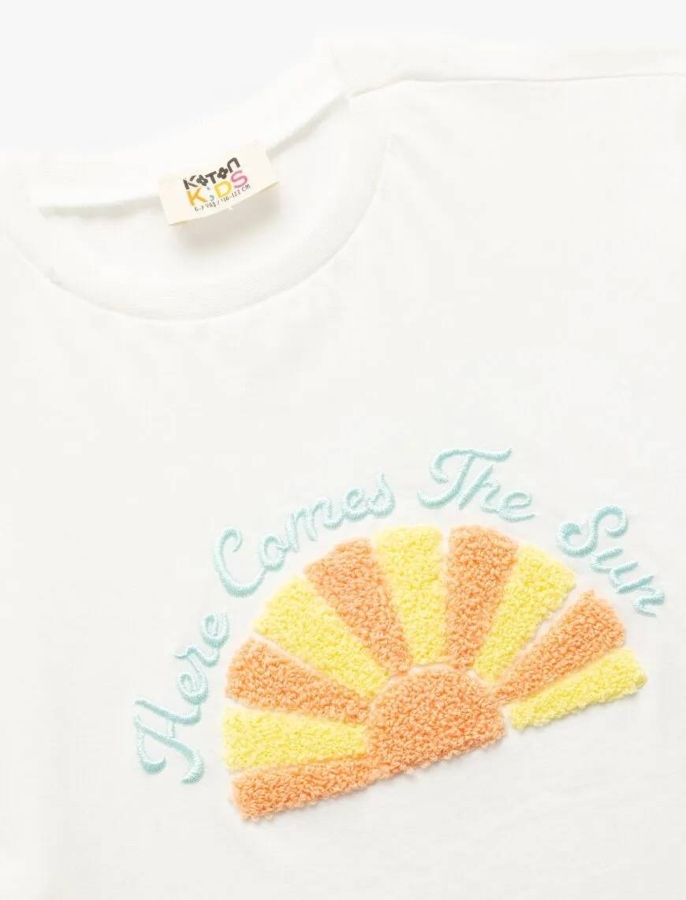 Resim Koton Kız Çocuk Kısa Kol T-shirt 5SKG10075AK