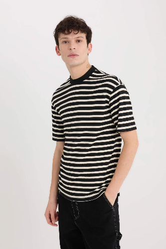 Resim Defacto Erkek  T-shirt B5910AXBK81