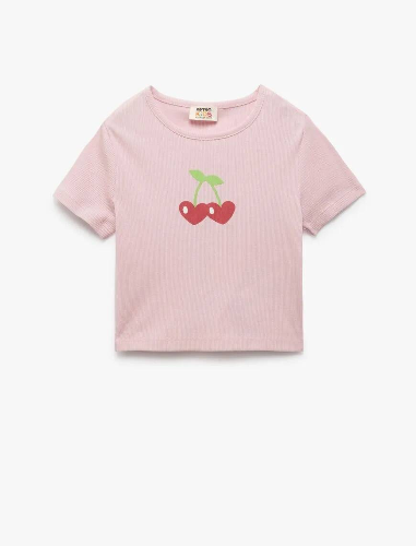 Resim Koton Kız Çocuk T-shirt 5SKG10240AK